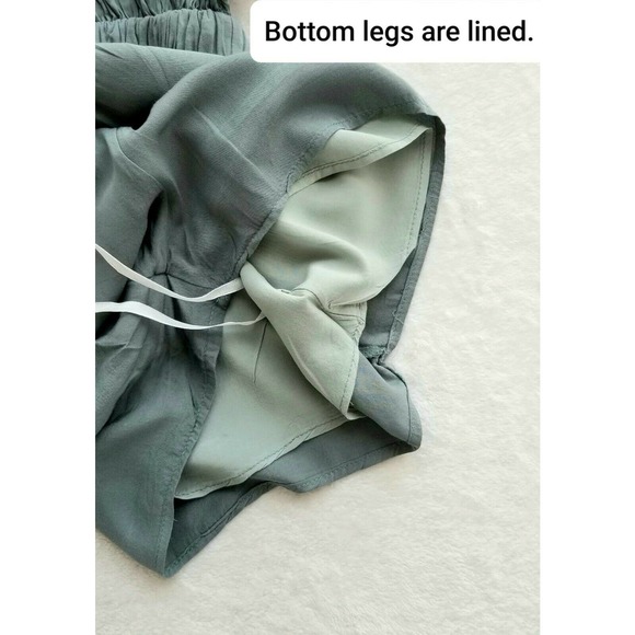 ONE WAY LF STORES "MULTI-LOOKS & STYLE" ONE-PIECE SHORTALLS SHORTS ROMPER $152 M - Picture 7 of 12